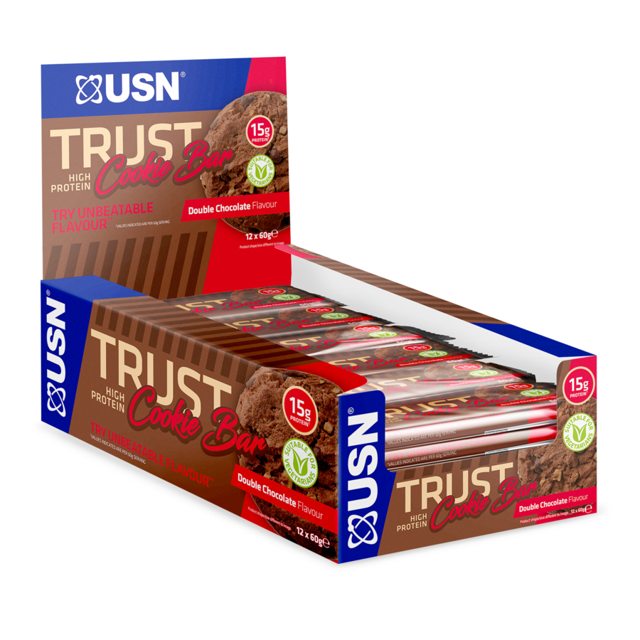 USN Trust Cookie Bar 12 x 60g - Out of Date